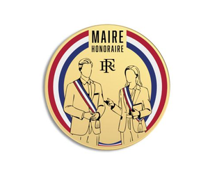 MEDAILLE MAIRE HONORAIRE TRICOLORE