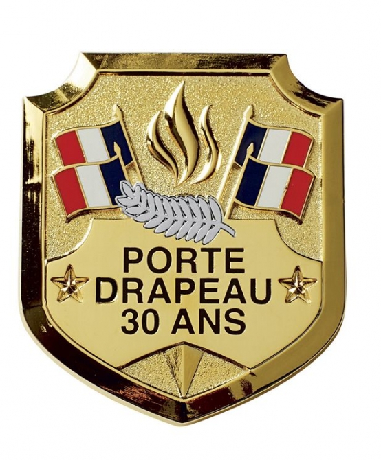 Insigne Porte-Drapeau 30 ans palme