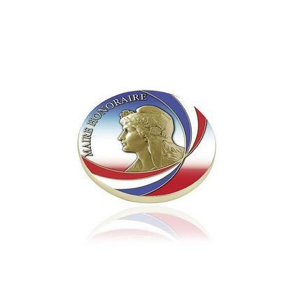 MEDAILLE MAIRE HONORAIRE TRICOLORE