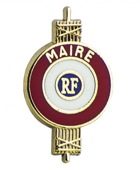 Insigne boutonnière Maire