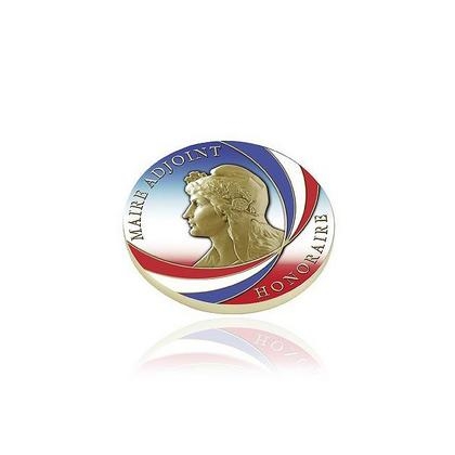 MEDAILLE MAIRE HONORAIRE TRICOLORE